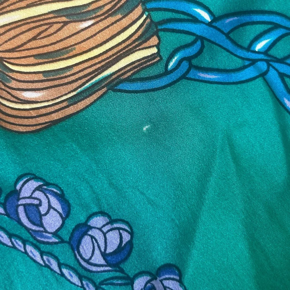 Victoria's Secret Gold Label Silk Pajama Top Vintage 90s Size M/L Old Money